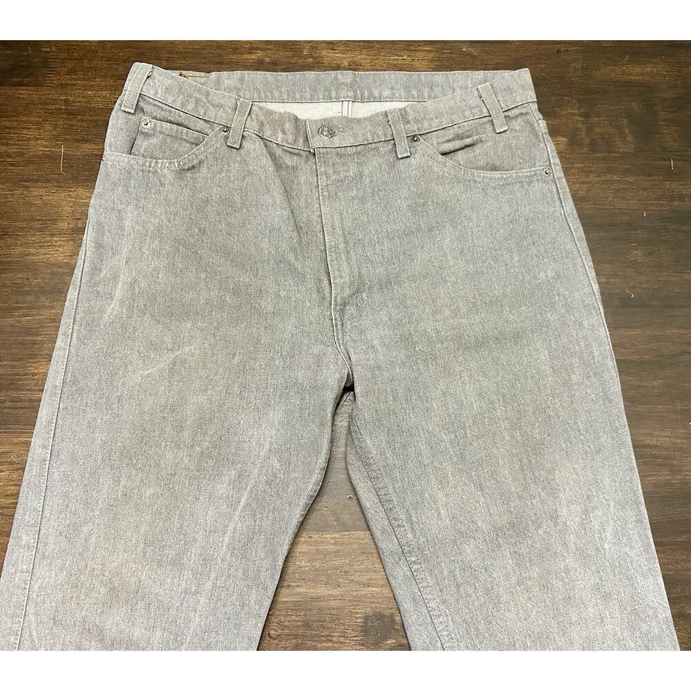 Vintage 1986 Levi's Jeans Mens 38 X 38 Gray Wash Denim Made USA 80s Straight Leg